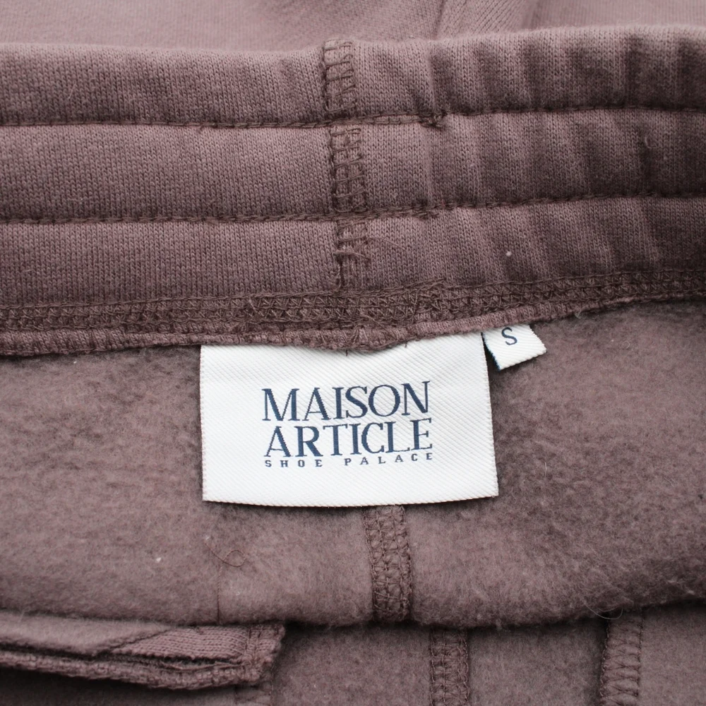Maison Article x Shoe Palace Sweat Joggers – Size S | Dark Taupe - Picture 5 of 5